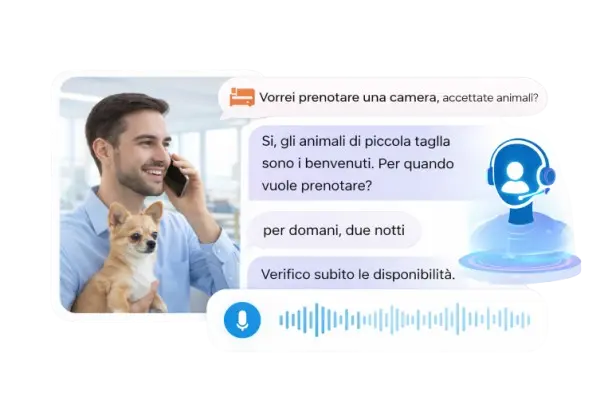Assistenti AI Telefonico per Hotel