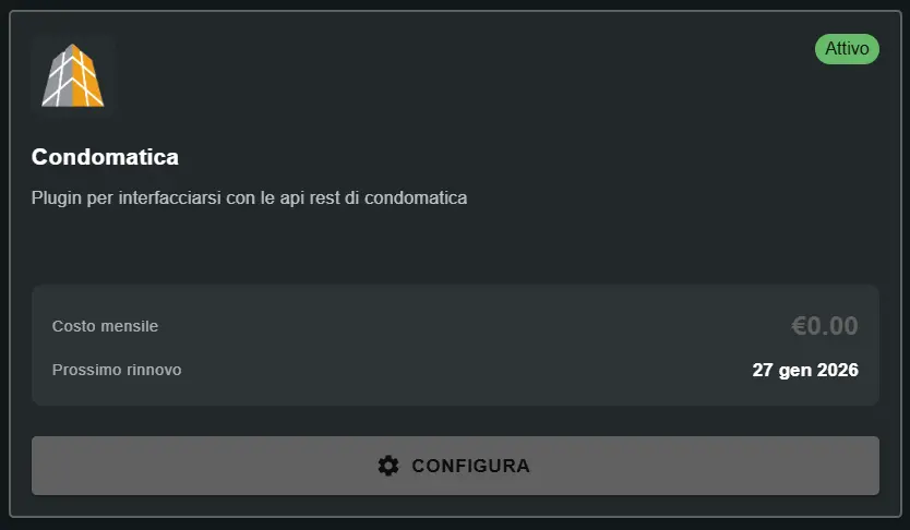 AI4CALL - MCP Condomatica Connector Configurazione